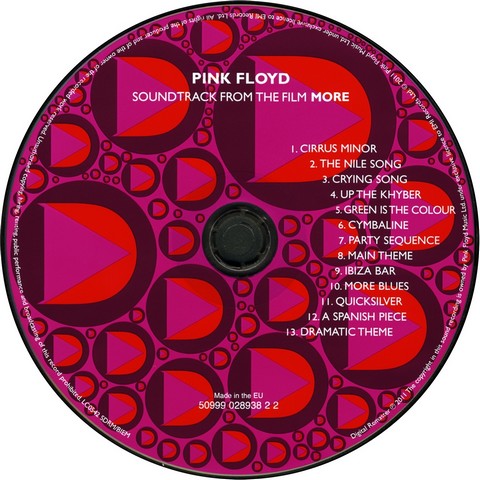 Pink Floyd – Music From The Film More (CD, Album, Reissue, Remastered, Repress) - фото 1