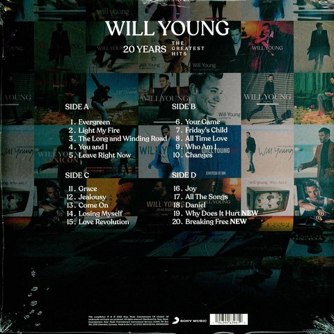 Will Young – 20 Years - The Greatest Hits (2LP, Compilation, Stereo, 180g, Vinyl) - фото 2