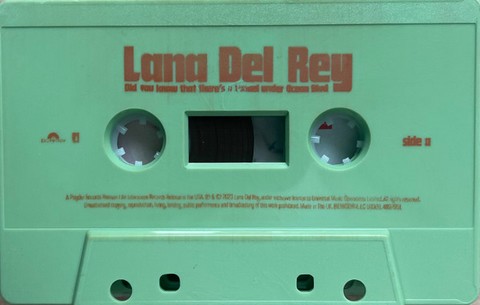 Lana Del Rey – Did You Know That Theres A Tunnel Under Ocean Blvd (MC, Album, Limited Edition, Green, Alternative Artwork, Cassette) - фото 2