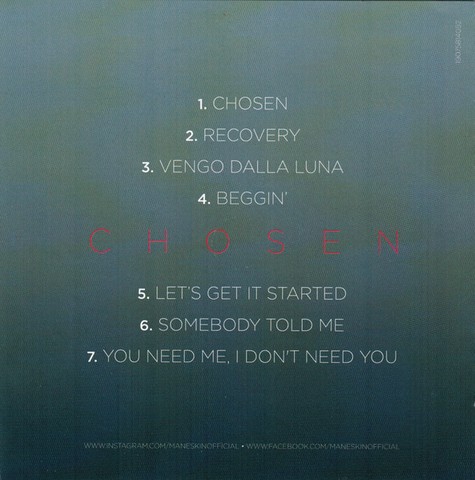 Maneskin – Chosen (CD, EP) - фото 4