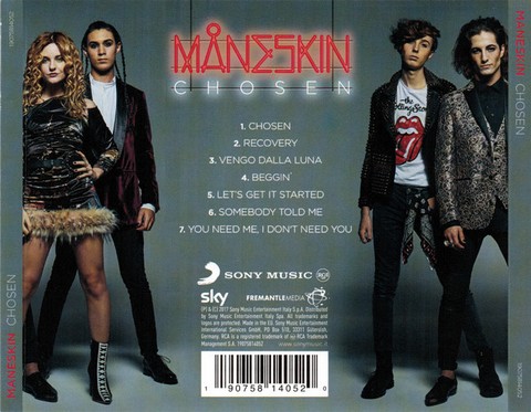 Maneskin – Chosen (CD, EP) - фото 5