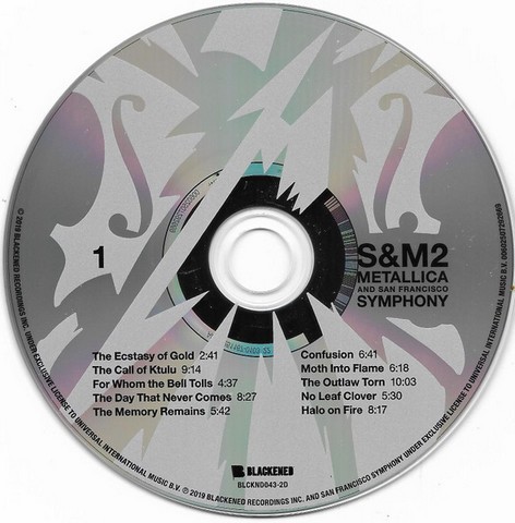 Metallica & San Francisco Symphony – S&M2 (2CD, DVD, Album, Deluxe Edition) - фото 3