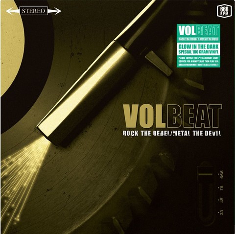 Volbeat – Rock The Rebel / Metal The Devil (LP, Album, Reissue, Special Edition, Stereo, Glow In The Dark Vinyl) - фото 1