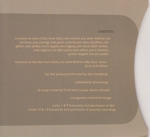 Frank Black And The Catholics – 93-03 (2CD, Compilation) - фото 2