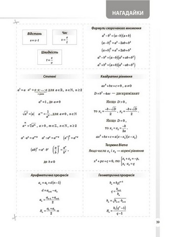 Довідник учня. Математика. Усі означення і формули. 5-11 класи - фото 4