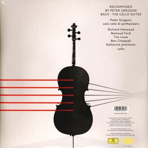 Peter Gregson / Bach – The Cello Suites  (3LP, Album, Vinyl) - фото 2