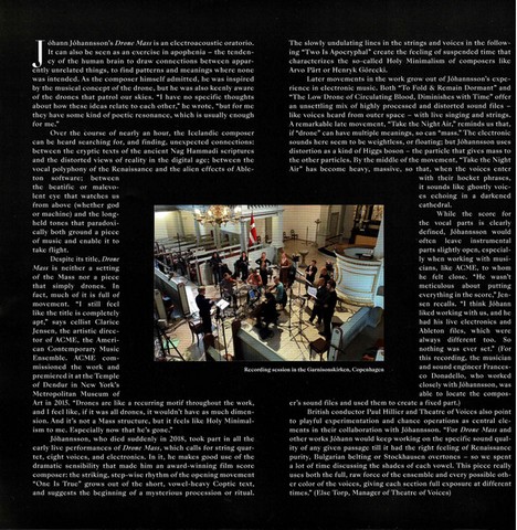 Johann Johannsson, Paul Hillier – Drone Mass (LP, Stereo, 180gr, Vinyl) - фото 3