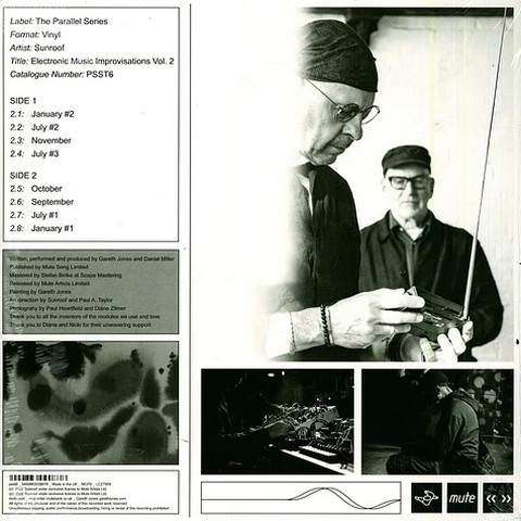 Sunroof – Electronic Music Improvisations Vol. 2 (LP, Album, Vinyl) - фото 2