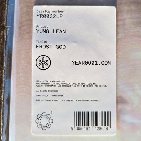 Yung Lean – Frost God (LP, Mixtape, Reissue, Album, Vinyl) - фото 2