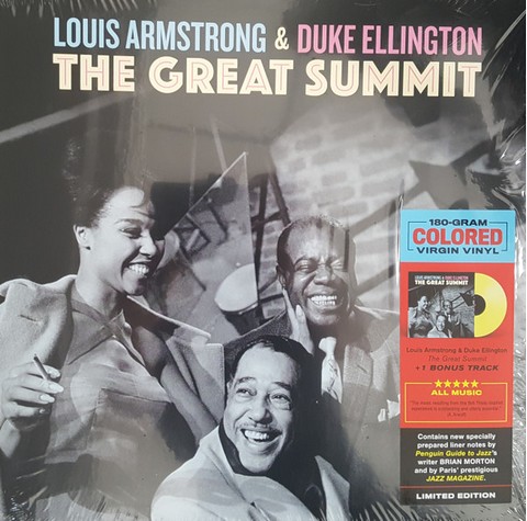 Louis Armstrong & Duke Ellington – The Great Summit (LP, Album, Limited Edition, Reissue, Yellow Vinyl) - фото 1