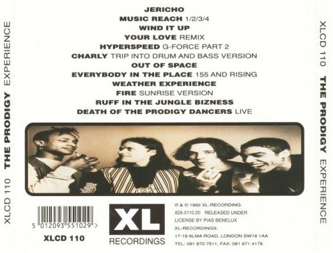 The Prodigy – Experience (CD, Album, Reissue) - фото 3