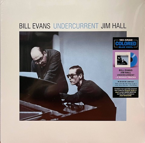 Bill Evans, Jim Hall - Undercurrent (LP, Record Limited Edition, Import Blue Vinyl) - фото 1