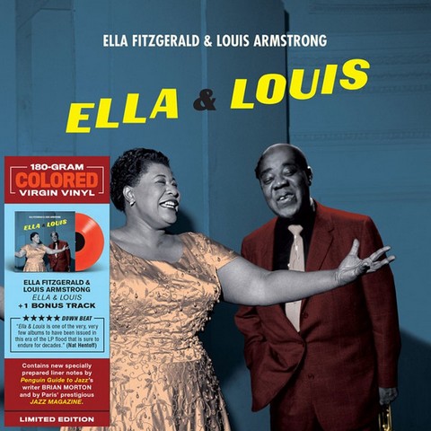 Ella Fitzgerald, Louis Armstrong – Ella & Louis (LP, Album, Stereo,Red Vinyl) - фото 1