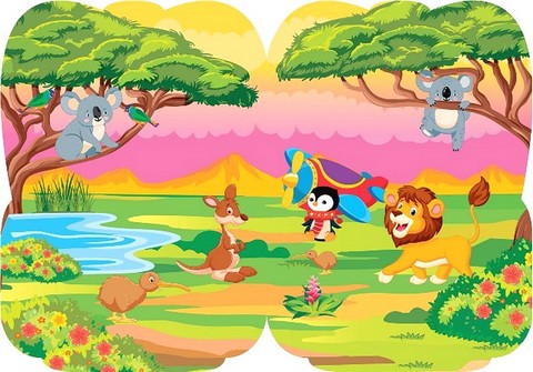 Рюкзачок із наліпками. Левеня Сімба - фото 2