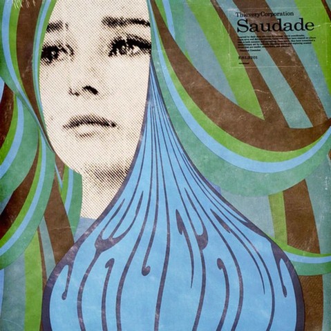 Thievery Corporation – Saudade (LP, Album, Reissue, 10th Anniversary Translucent Green Coloured Vinyl) - фото 1