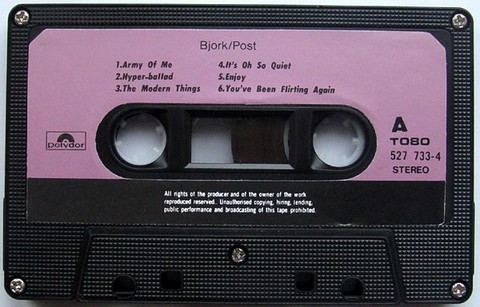 Bjork – Post (MC, Album, Cassette) - фото 3