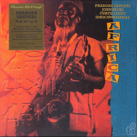 Pharoah Sanders – Africa (2LP, Album, Limited Edition, Numbered, Reissue, Orange & Black Marbled Vinyl) - фото 1
