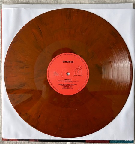 Pharoah Sanders – Africa (2LP, Album, Limited Edition, Numbered, Reissue, Orange & Black Marbled Vinyl) - фото 3