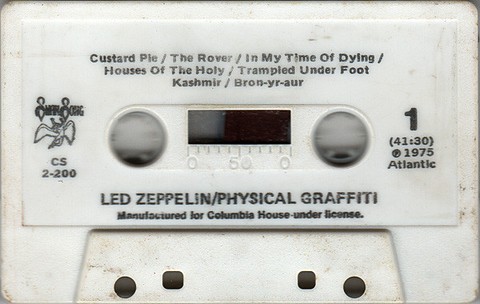 Led Zeppelin – Physical Graffiti (Cassette, Album) - фото 2