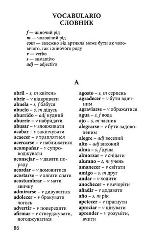 Іспанська граматика в таблицях - фото 5