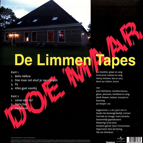Doe Maar – De Limmen Tapes (LP, Album, Vinyl) - фото 2