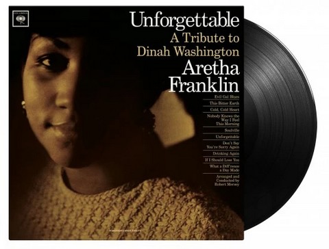 Aretha Franklin – Unforgettable (A Tribute To Dinah Washington) (LP, Album, Reissue, Stereo, Vinyl) - фото 3