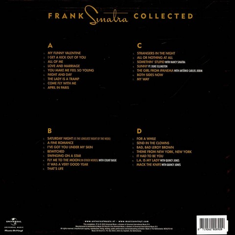 Frank Sinatra – Collected (2LP, Compilation, 180g, Vinyl) - фото 2