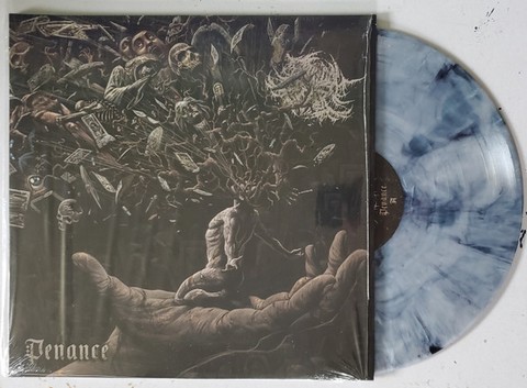 Bound In Fear – Penance (LP, Album, Translucent Gray w/ Black Marble, Vinyl) - фото 1