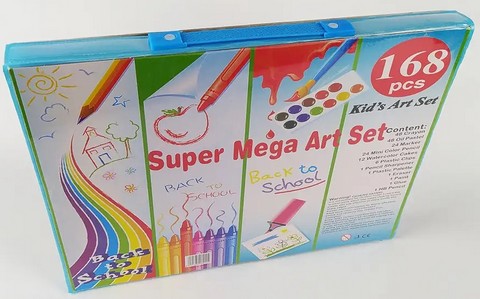 Чемодан для творчості SUPER MEGA ART SET 168 ШТ - фото 3