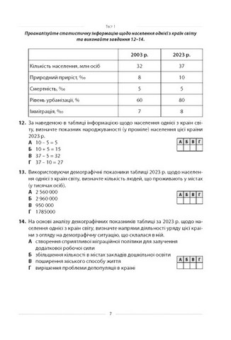 Географія. 10 варіантів у форматі НМТ 2024 - фото 5