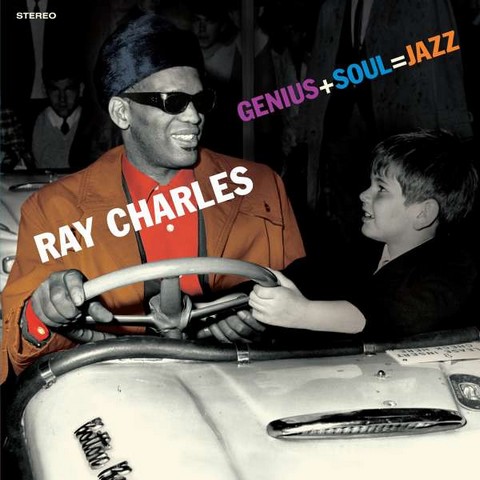Ray Charles – Genius + Soul = Jazz (LP, Album, Limited Edition, Reissue, Stereo, Orange Vinyl) - фото 1