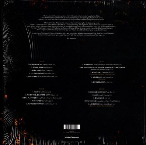 Agnes Obel – LateNightTales (2LP, Compilation, Vinyl) - фото 2