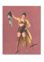Miss-Placed Confidence (Dog Gone It!), Louis F. Dow calendar illustration, 1941