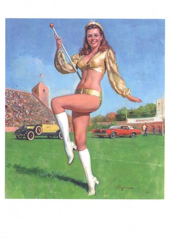 Homecoming Queen, Napa Auto Parts calendar illustration - фото 1