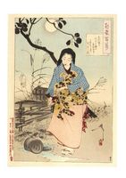 Lady Chiyo and the Broken Water Bucket, 1889
