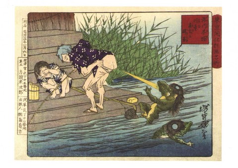 Farting at a Kappa at the Lumber Yard in Fukagawa - фото 1