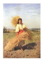 Дівчина зі снопами