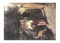 Біля тину, 1879