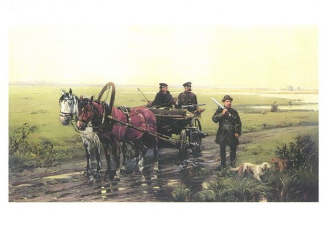 Мисливська сцена, 1884 - фото 1