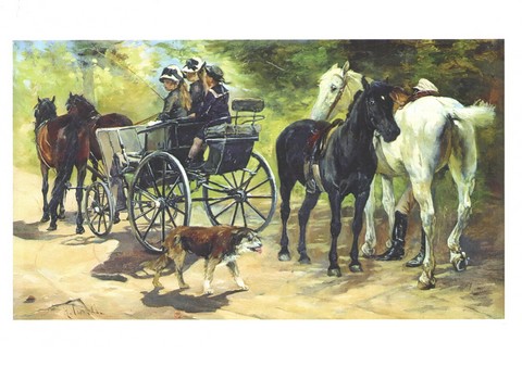 Прогулянка, 1884 - фото 1