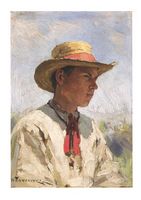 Хлопець у солом'яному капелюсі, 1905-1907