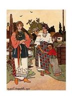 Українки в національних костюмах, 1907