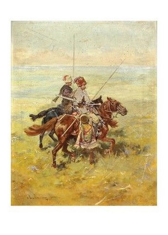 Вершники в степу - фото 1