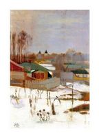 Зимовий пейзаж, 1906