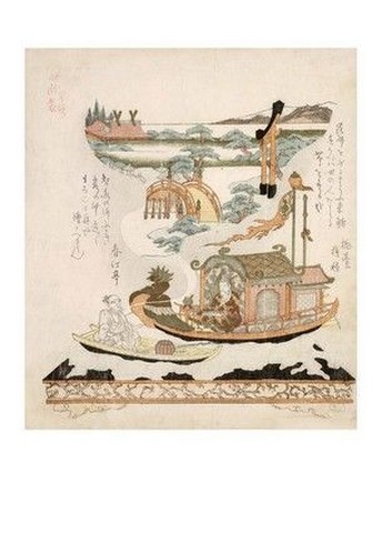Legend of Hakuraku-ten, c. 1815 - фото 1