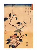 Camellia and Bush Warbler, 1840-1844