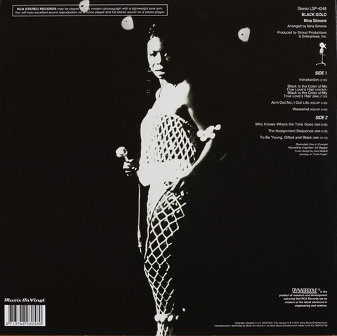 Nina Simone – Black Gold (LP, Album, Reissue, 180 gram, Vinyl) - фото 3