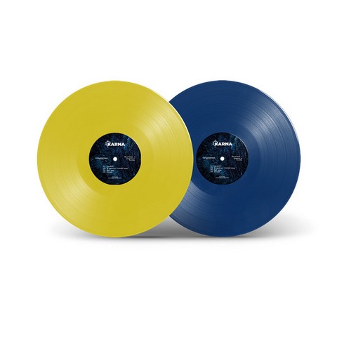 Karna – Karna (2LP, Album, Limited Edition, Numbered, Stereo, 180g ,Yellow & Blue Vinyl) - фото 2