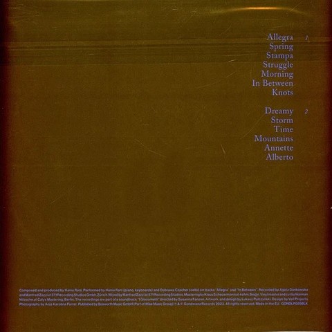 Hania Rani – On Giacometti (LP, Album, Repress, Vinyl) - фото 2