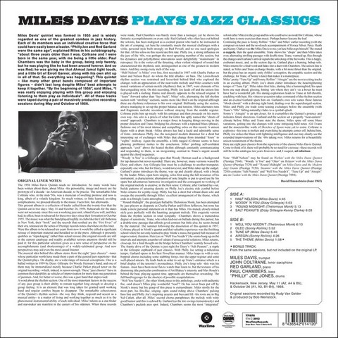 Miles Davis – Miles Plays Jazz Classics (LP, Compilation, Reissue, Mono, Vinyl) - фото 2